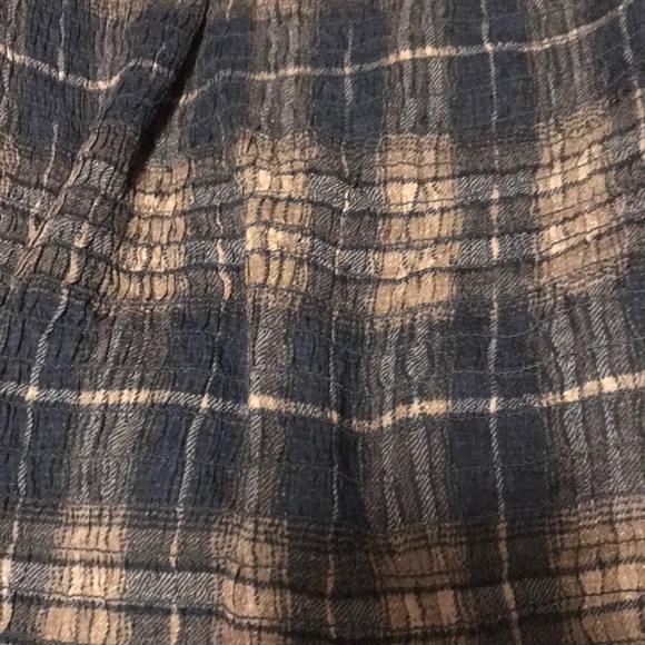 Size L green/cream plaid blouse by EST 1946 - Picture 4 of 5